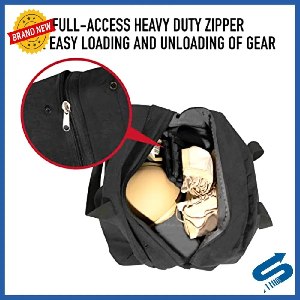 Extra Large Canvas Travel Duffle Bag 75L Capacity Rugged Cargo Style